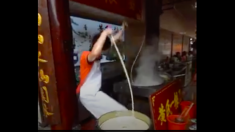 ラーメン１杯に麺は１本だけ？ ローングな一本麺の麺職人のスゴ技！