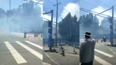 【速報】北京のアメリカ大使館前で謎の大爆発音　犯人はすでに逮捕