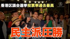 【動画ニュース】香港区議会選挙の投票率過去最高 民主派が圧勝