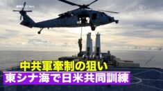 東シナ海で日米共同訓練2020 中共軍牽制の狙い