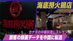 カナダの中華料理レストランが顧客の録画データを中国に転送