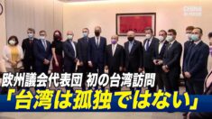 「台湾は孤独ではない」欧州議会代表団 初の台湾公式訪問