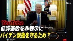 YouTube 「低評価」数を非表示に
