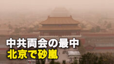 中共両会の最中 北京で砂嵐