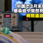中国で３月末現在も感染症や突然死が急増、病院逼迫