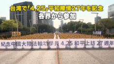 台湾で「4.25」平和陳情27年を記念 各界から参加